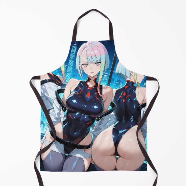 Item preview, Futuristic cyberpunk anime warrior wallpaper, Lucy designed and sold by Planet Utoppia.