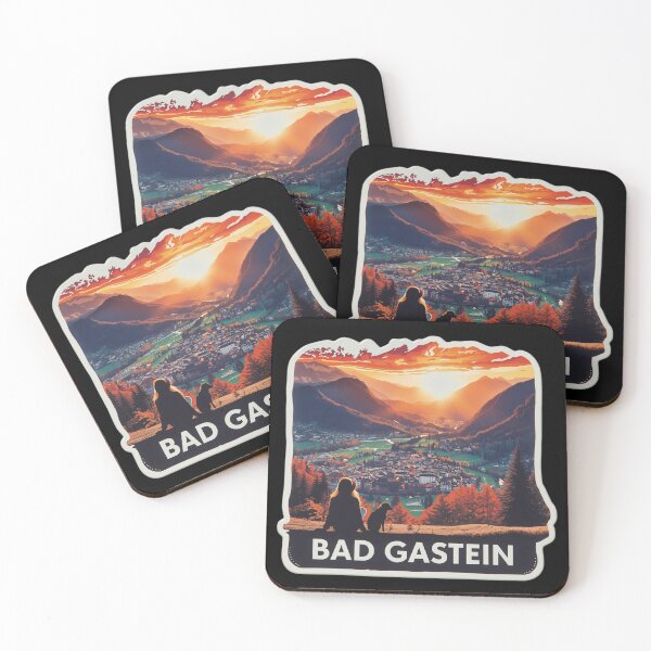 Item preview, Bad Gastein sunset dog & girl designed and sold by Affiniti.