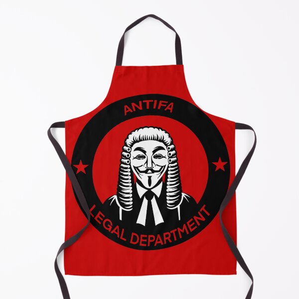 Item preview, Antifa Legal Department logo (Guy Fawkes / V for Vendetta / Anonymous) designed and sold by Delinquent Doll.