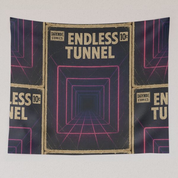 Item preview, Darkwave Aesthetic: Endless Tunnel designed and sold by bapupa.