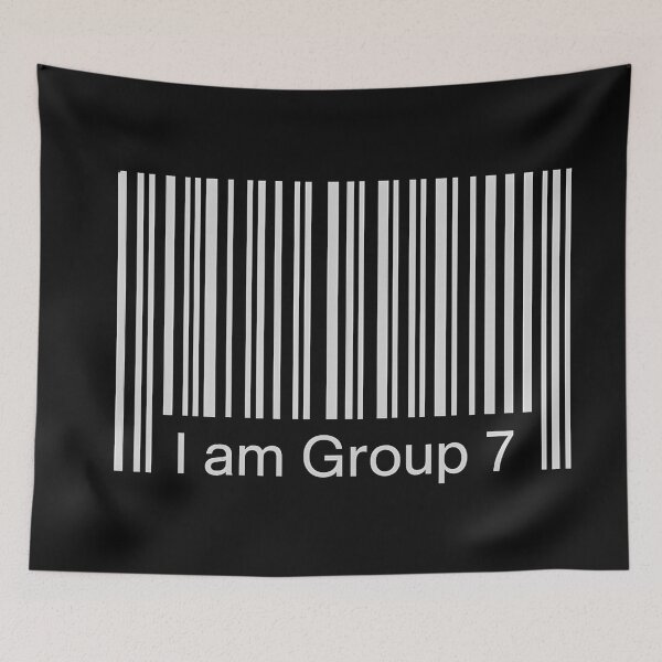 Item preview, Funny Barcode Group 7 Shirt | I Am Group 7 Graphic Shirt designed and sold by swanwon Store.