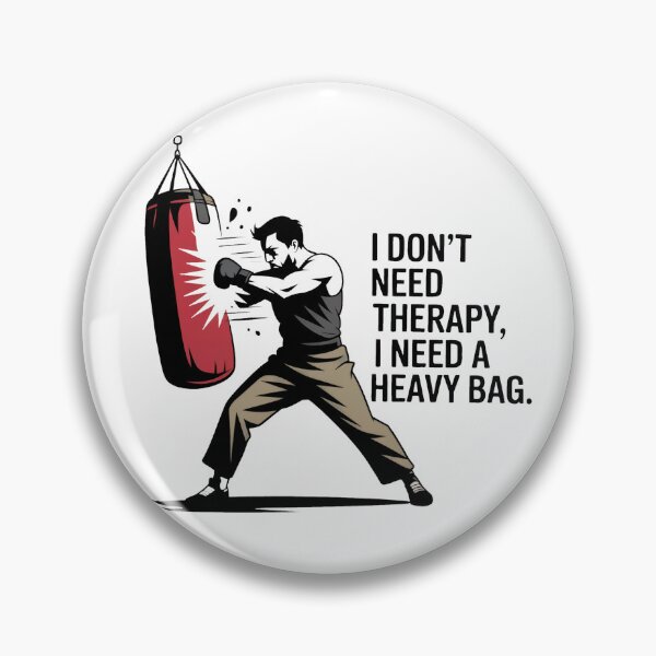 Item preview, I Don’t Need Therapy, I Need a Heavy Bag – Urban MMA Street Art designed and sold by WSPrintCrafter.