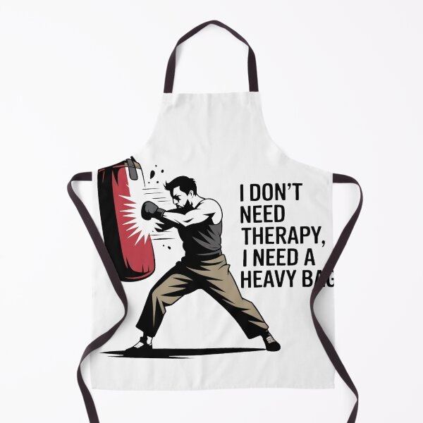 Item preview, I Don’t Need Therapy, I Need a Heavy Bag – Urban MMA Street Art designed and sold by WSPrintCrafter.