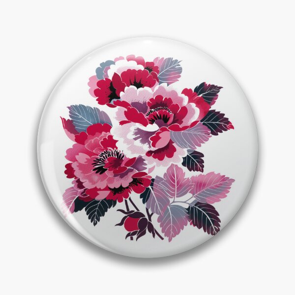 Item preview, Colorful maroon and black flowers designed and sold by MendaciousMina.