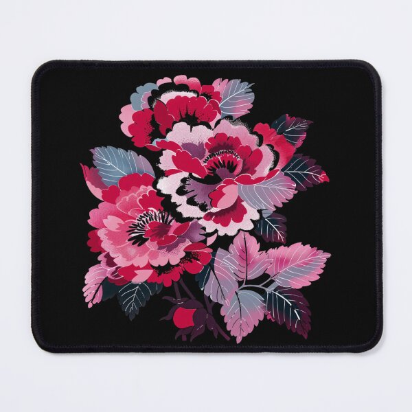 Item preview, Colorful maroon and black flowers designed and sold by MendaciousMina.