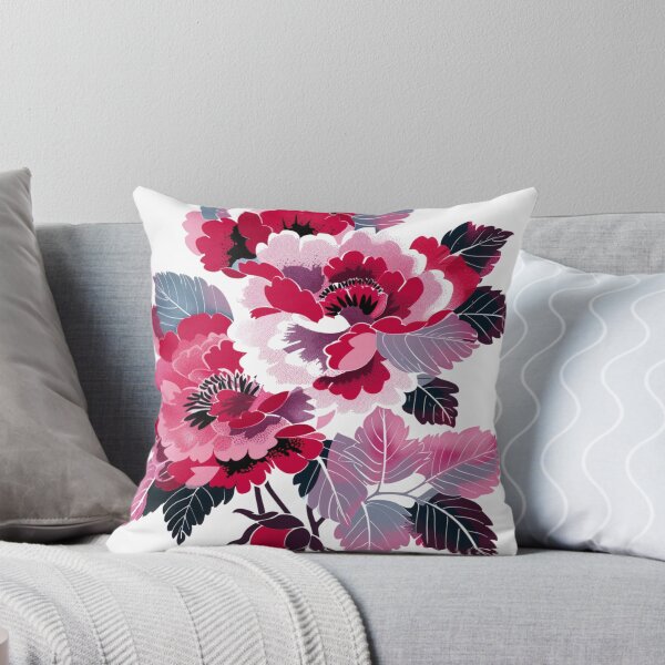 Item preview, Colorful maroon and black flowers designed and sold by MendaciousMina.