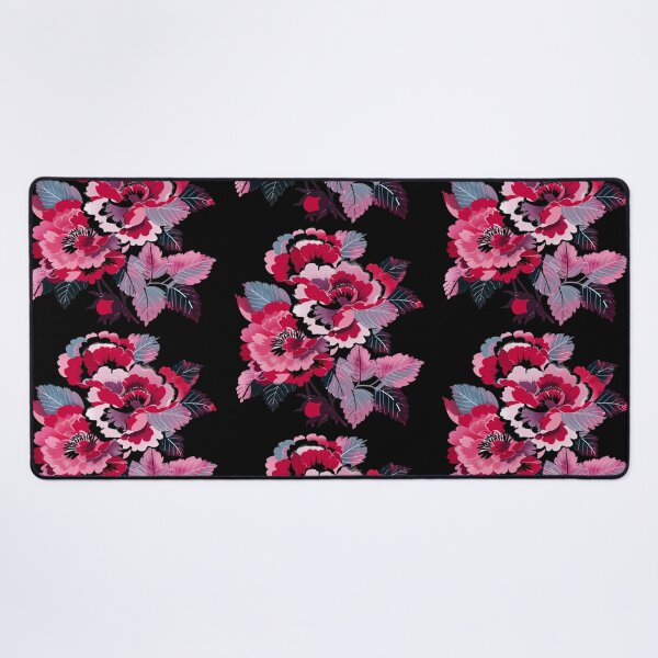 Item preview, Colorful maroon and black flowers designed and sold by MendaciousMina.