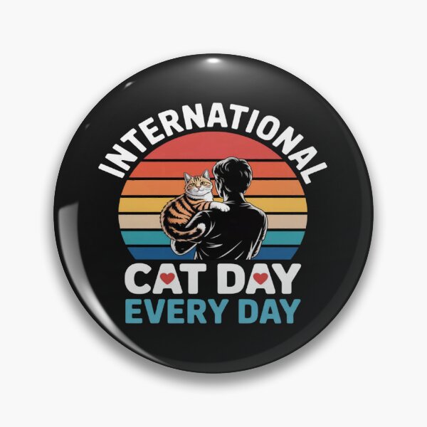 Item preview, Father Dancing With Cat International Cat Day Every Day Dad designed and sold by ArnethiaHoward.