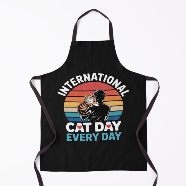 Item preview, Father Dancing With Cat International Cat Day Every Day Dad designed and sold by ArnethiaHoward.