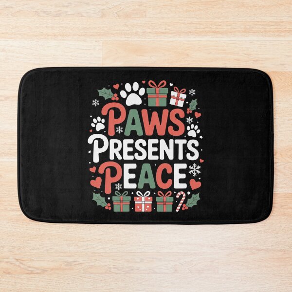 Item preview, Paws Presents Peace - Holiday Dog Badge designed and sold by MagicWander.