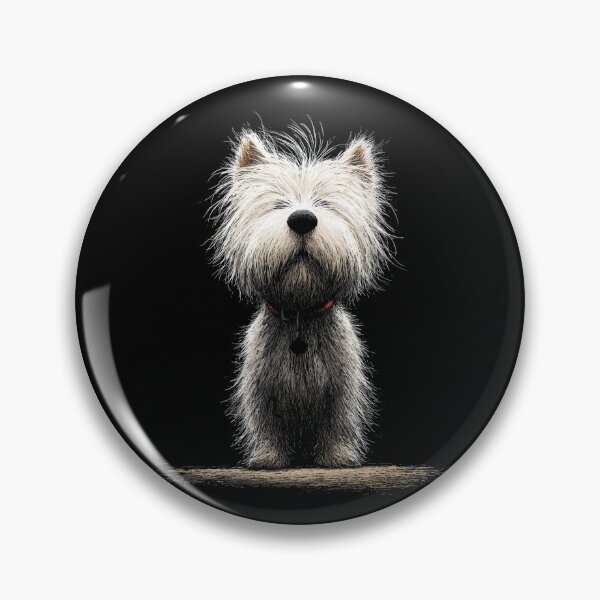 Item preview, Cute West Highland Terrier Dog  ' Buster ' BY SHiRLeY MacARTHuR designed and sold by Shirley MacArthur Art.