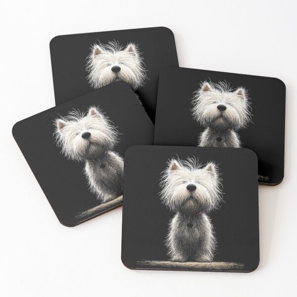 Item preview, Cute West Highland Terrier Dog  ' Buster ' BY SHiRLeY MacARTHuR designed and sold by Shirley MacArthur Art.