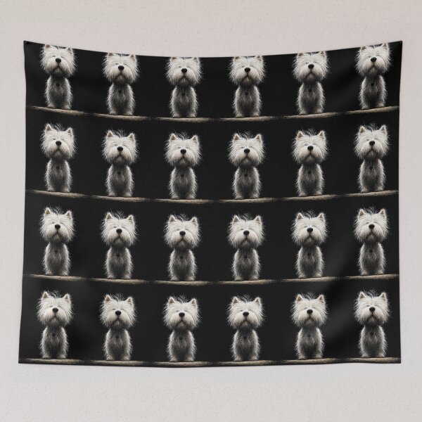Item preview, Cute West Highland Terrier Dog  ' Buster ' BY SHiRLeY MacARTHuR designed and sold by Shirley MacArthur Art.