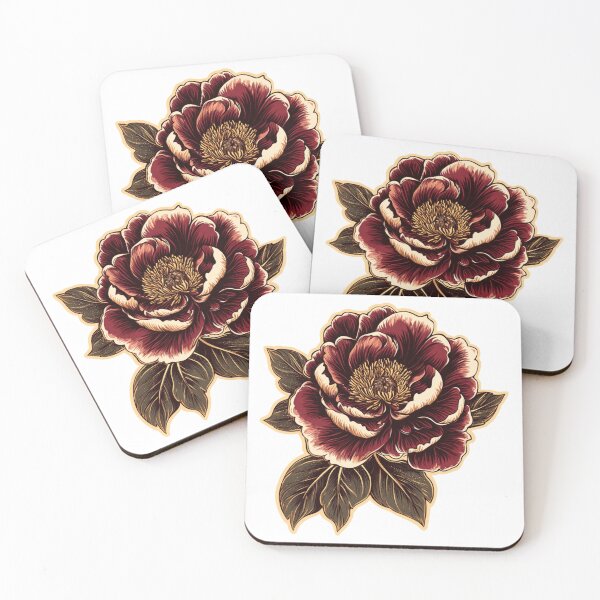 Item preview, Maroon and gold rose designed and sold by MendaciousMina.