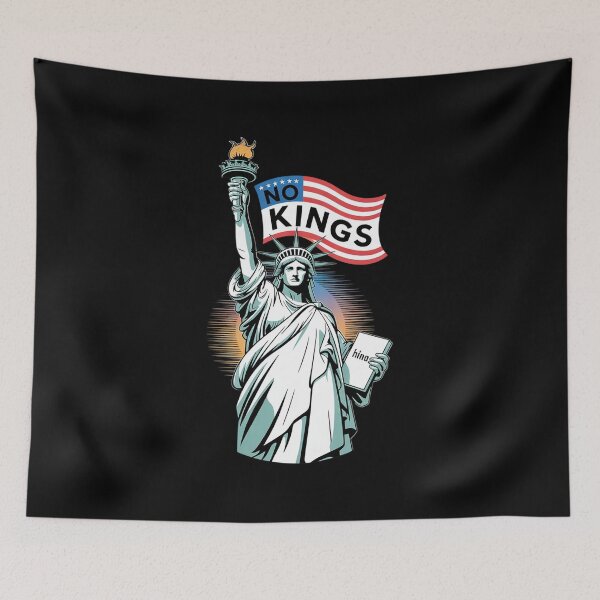Item preview, No Kings In America Save Democracy I Dissent Anti Trump  designed and sold by NeomiStoreSS.