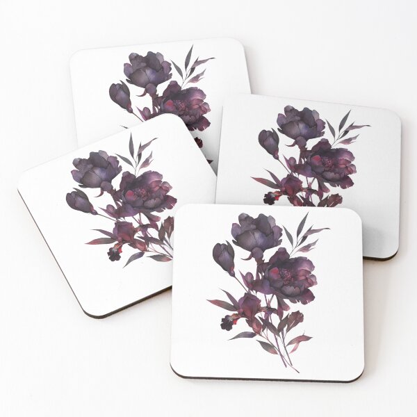 Item preview, Dark Moody color flowers designed and sold by MendaciousMina.
