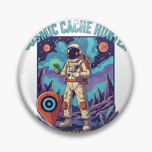 Item preview, Cosmic Cache Hunter – Explore Uncharted Worlds | Astronaut Geocaching Adventure designed and sold by Beaglekawaii.