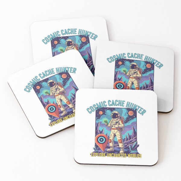Item preview, Cosmic Cache Hunter – Explore Uncharted Worlds | Astronaut Geocaching Adventure designed and sold by Beaglekawaii.