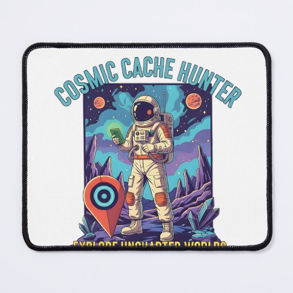 Item preview, Cosmic Cache Hunter – Explore Uncharted Worlds | Astronaut Geocaching Adventure designed and sold by Beaglekawaii.