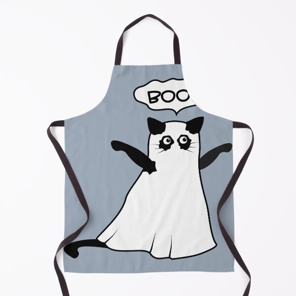 Item preview, Halloween Ghost Cat in Sheet – "Boo!" designed and sold by ZorianArt.