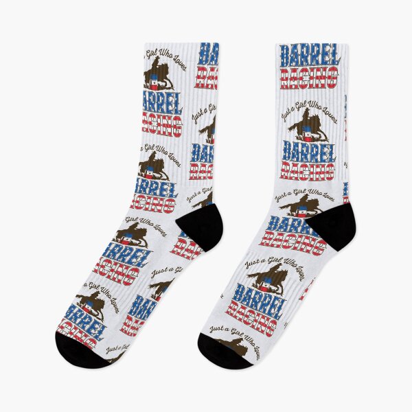 Item preview, Just a Girl Who Loves Barrel Racing Patriotic  designed and sold by jaygo.