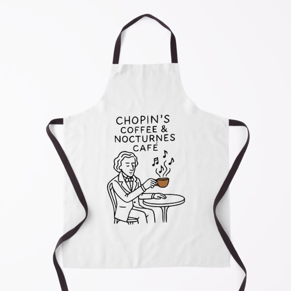 Item preview, Chopin’s Coffee & Nocturnes Café – Funny Bold Doodles Art designed and sold by Bold Doodles.
