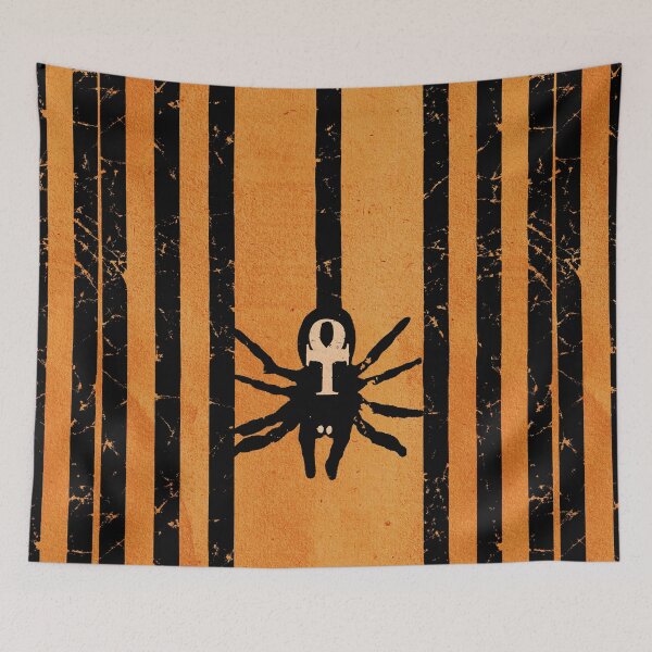 Item preview, Halloween spider magic witchcraft Ank retro stripes Mystery designed and sold by Luzi Illustrella.