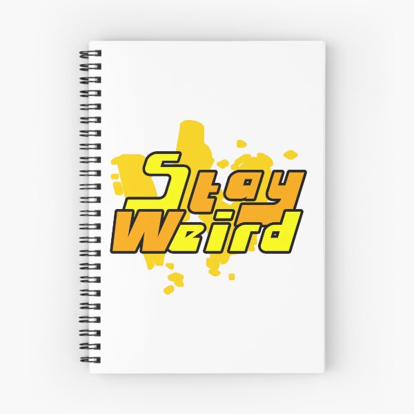 Item preview, Stay Weird Retro Quote for Creative Unique and Brave Souls designed and sold by ArtimShop.