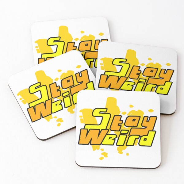 Item preview, Stay Weird Retro Quote for Creative Unique and Brave Souls designed and sold by ArtimShop.