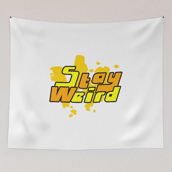 Item preview, Stay Weird Retro Quote for Creative Unique and Brave Souls designed and sold by ArtimShop.