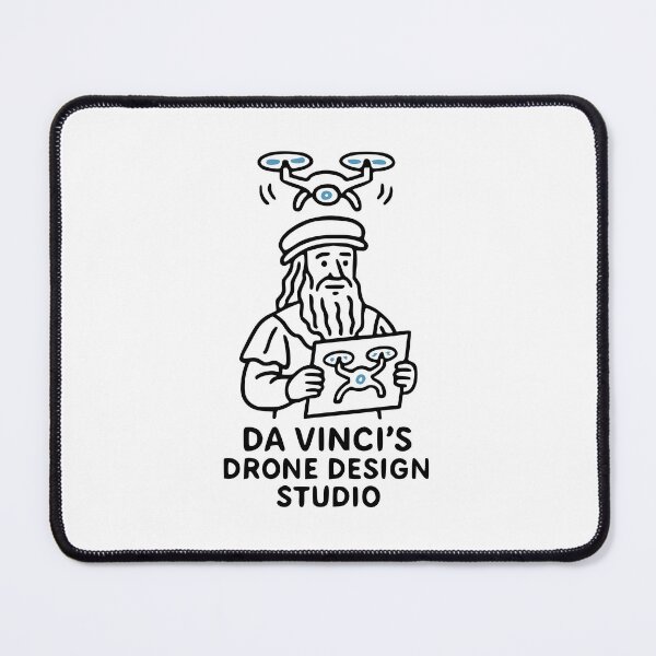 Item preview, Da Vinci’s Drone Design Studio – Funny Bold Doodles Art designed and sold by Bold Doodles.