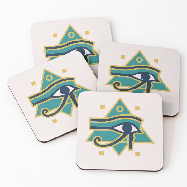 Item preview, Eye of Horus (Udjat) – Geometric Pyramid Protection Symbol designed and sold by Eye Of Horus.