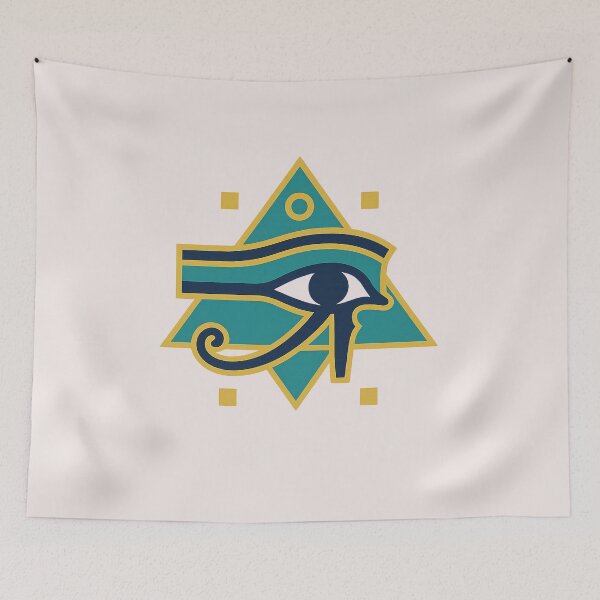 Item preview, Eye of Horus (Udjat) – Geometric Pyramid Protection Symbol designed and sold by Eye Of Horus.