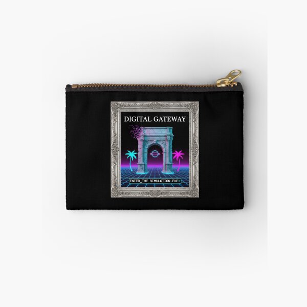 Item preview, Digital Gateway: Enter The Simulation Vaporwave Arch Portal designed and sold by DailyVibesMerch.