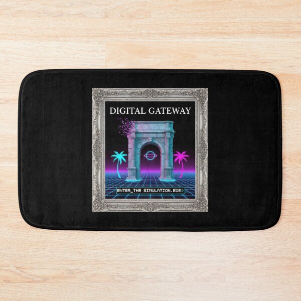 Item preview, Digital Gateway: Enter The Simulation Vaporwave Arch Portal designed and sold by DailyVibesMerch.