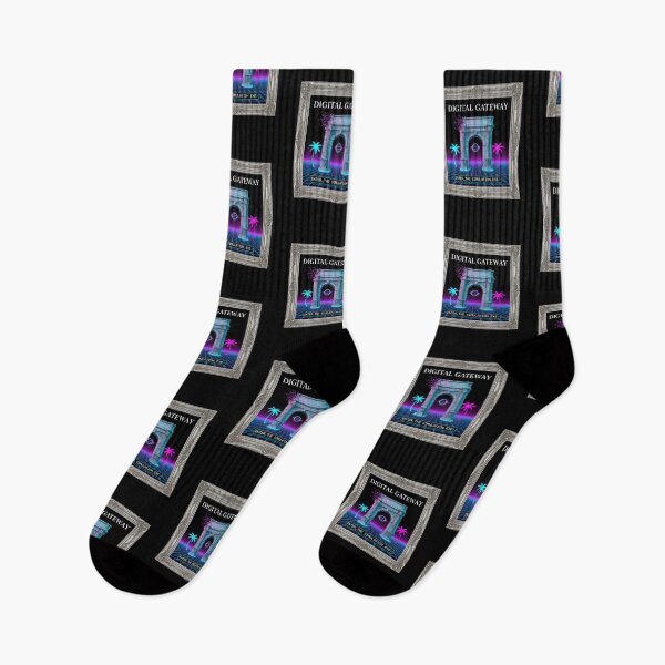 Item preview, Digital Gateway: Enter The Simulation Vaporwave Arch Portal designed and sold by DailyVibesMerch.