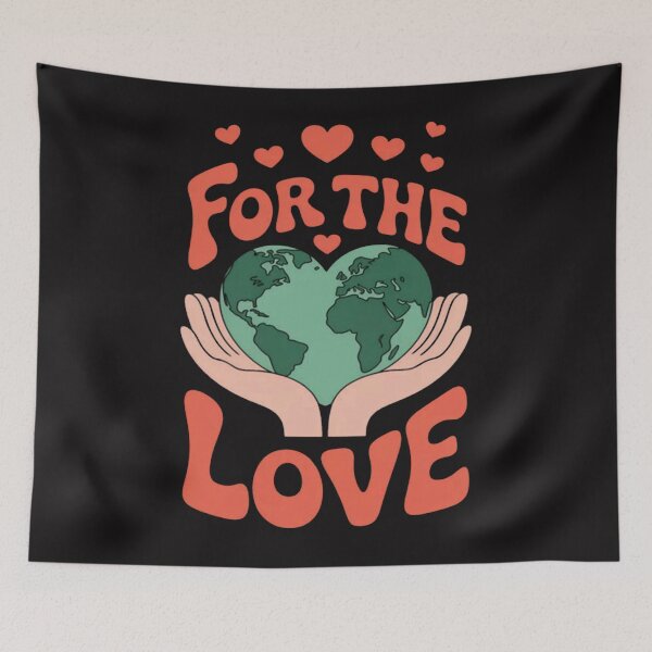 Item preview, For the Love of Earth Heart Globe Eco designed and sold by ChrisRhea8h.