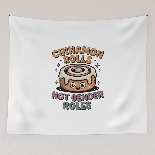 Item preview, cinnamon rolls not gender roles designed and sold by belladesign7.