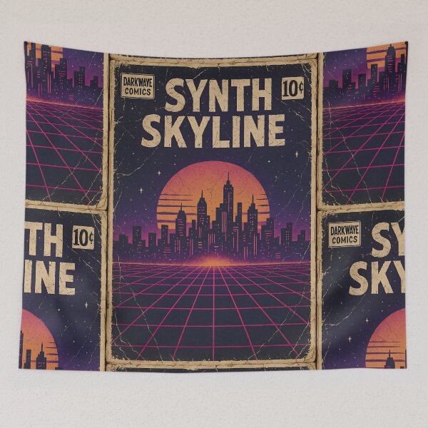 Item preview, Darkwave Aesthetic: Synth Skyline designed and sold by bapupa.