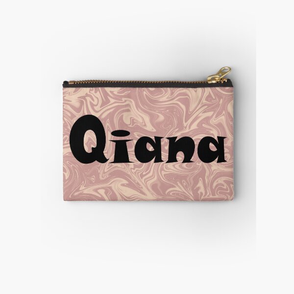Item preview, Qiana Name Design - Cute Font, Minimalist, with Black Lettering :) designed and sold by Myriel-Myriel.