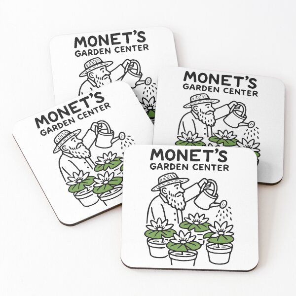 Item preview, Monet’s Garden Center – Funny Bold Doodles Art designed and sold by Bold Doodles.