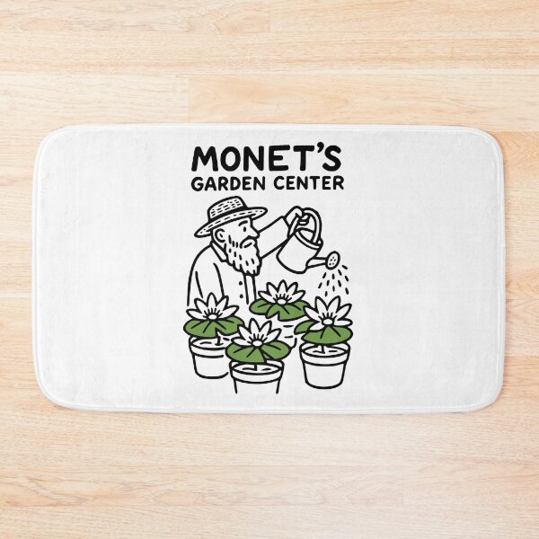 Item preview, Monet’s Garden Center – Funny Bold Doodles Art designed and sold by Bold Doodles.