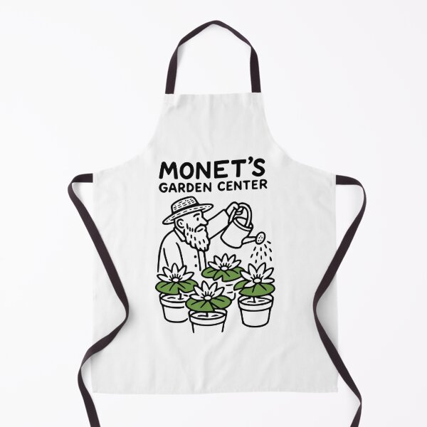 Item preview, Monet’s Garden Center – Funny Bold Doodles Art designed and sold by Bold Doodles.