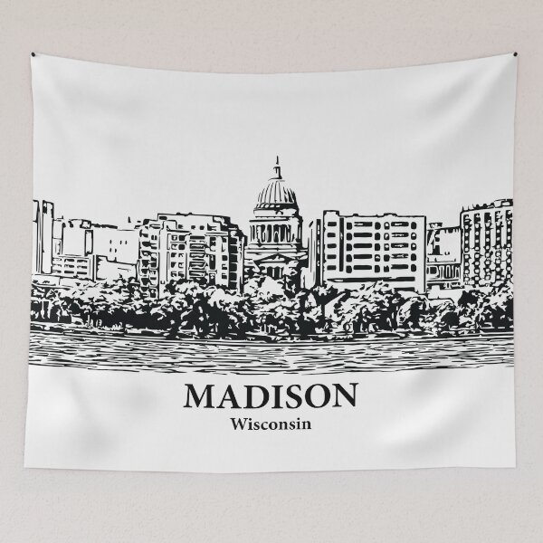 Item preview, Madison - Wisconsin designed and sold by Lakeric Cityscapes.