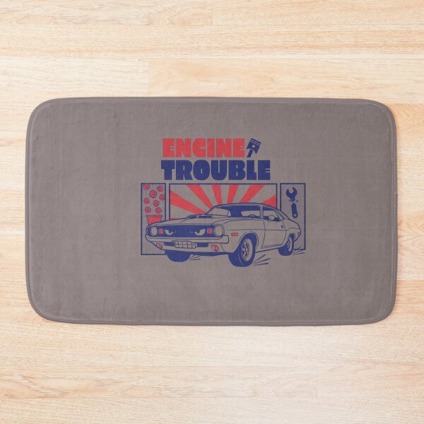 Item preview, Classic Car Artwork for Auto Enthusiasts – Engine Trouble Retro Style designed and sold by SandyRealm.