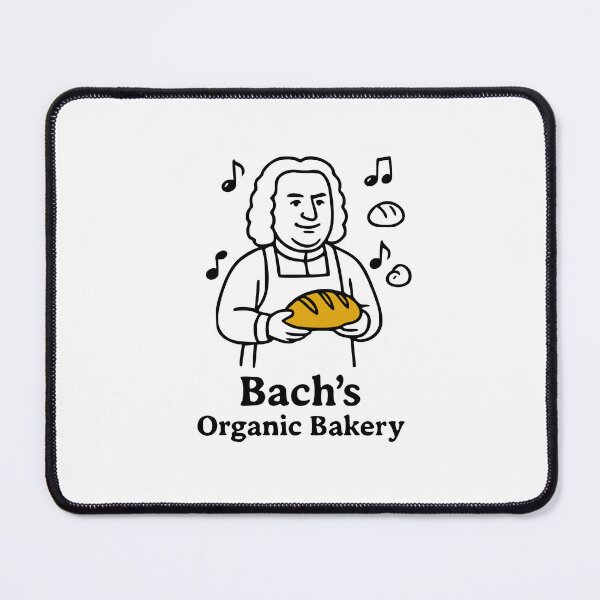 Artikelvorschau, Bachs Bio-Bäckerei – Lustige, fette Kritzeleien entworfen und verkauft von Bold Doodles.