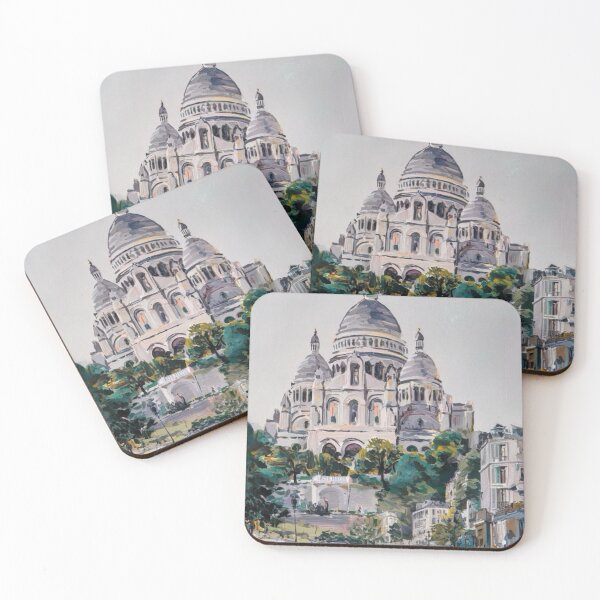 Item preview, Montmartre Paris Street Scene Travel Art  designed and sold by CARRAANN.