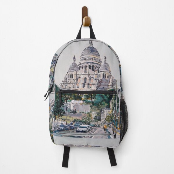 Item preview, Montmartre Paris Street Scene Travel Art  designed and sold by CARRAANN.