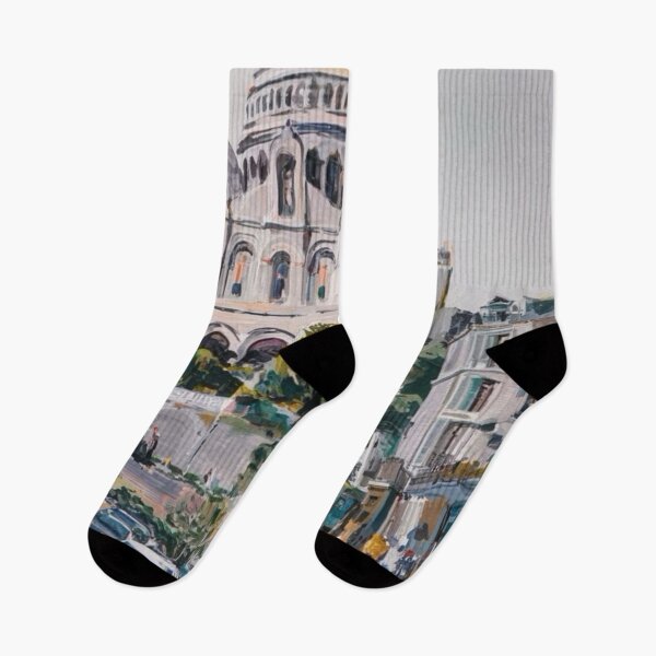 Item preview, Montmartre Paris Street Scene Travel Art  designed and sold by CARRAANN.