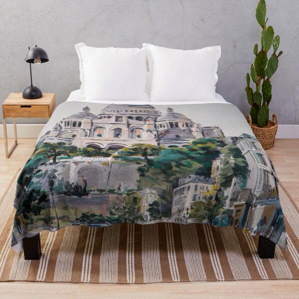 Item preview, Montmartre Paris Street Scene Travel Art  designed and sold by CARRAANN.